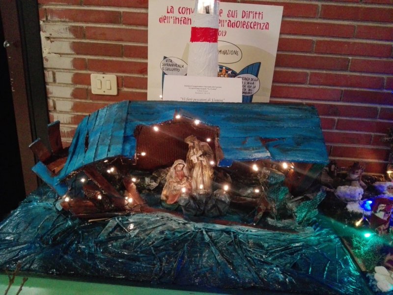 Presepe_scuola_media_Conte_2019_2